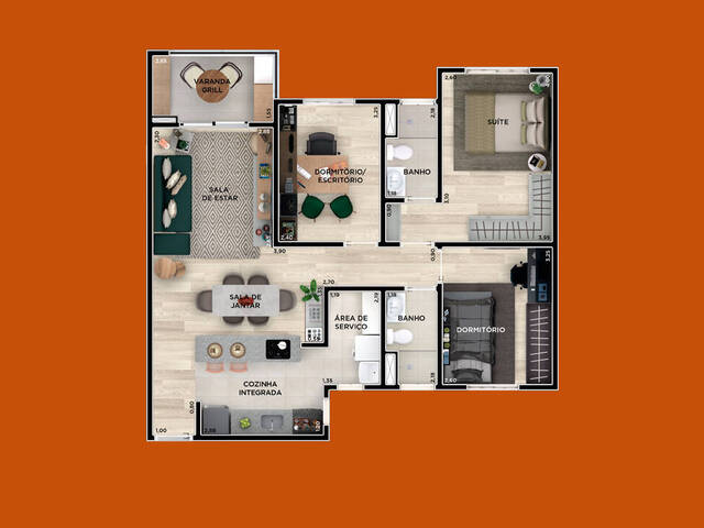 Apartamento para Venda em Jundiaí - 1